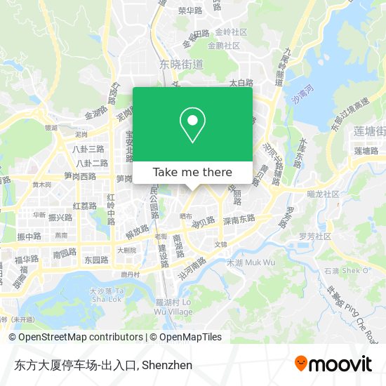 东方大厦停车场-出入口 map