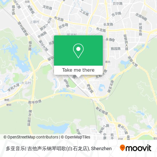 多亚音乐| 吉他声乐钢琴唱歌(白石龙店) map