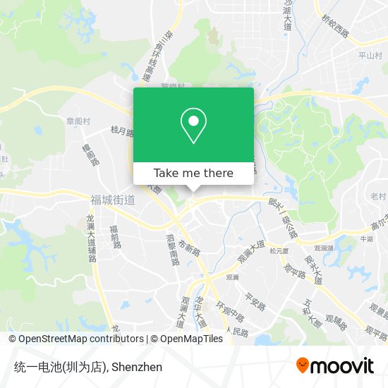 统一电池(圳为店) map