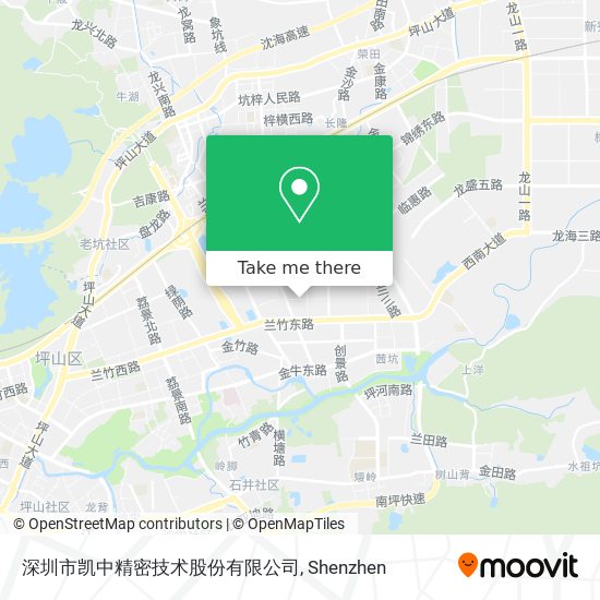 深圳市凯中精密技术股份有限公司 map