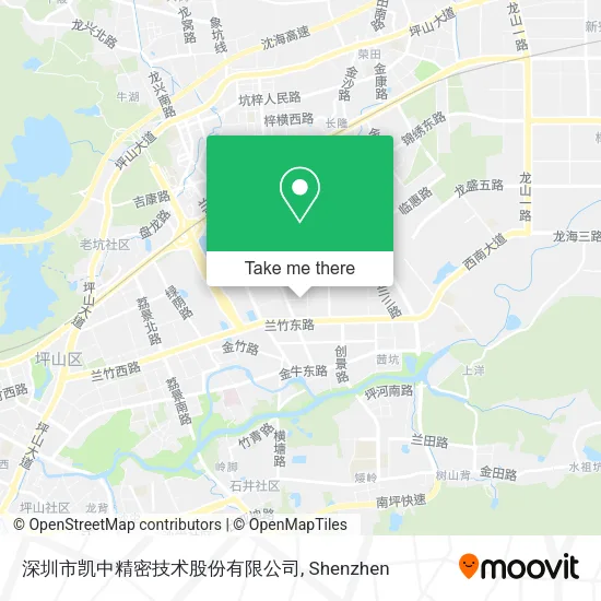 深圳市凯中精密技术股份有限公司 map