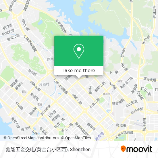 鑫隆五金交电(黄金台小区西) map