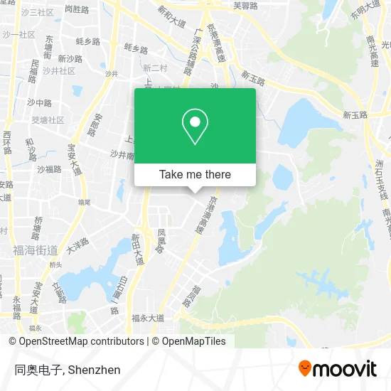 同奥电子 map