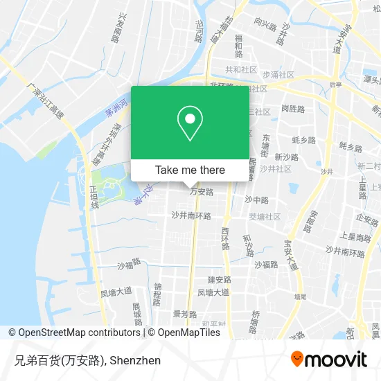 兄弟百货(万安路) map