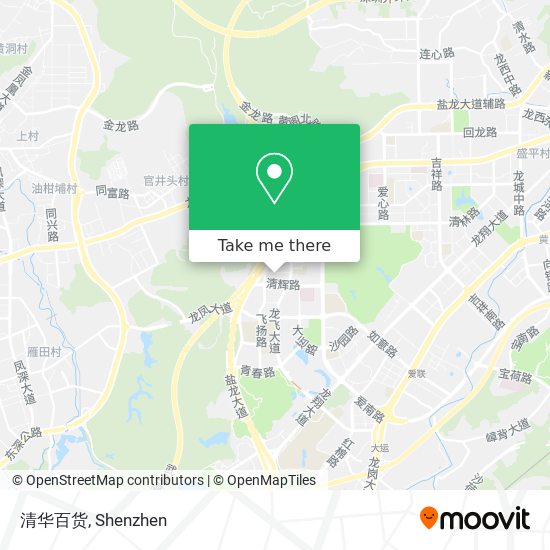 清华百货 map