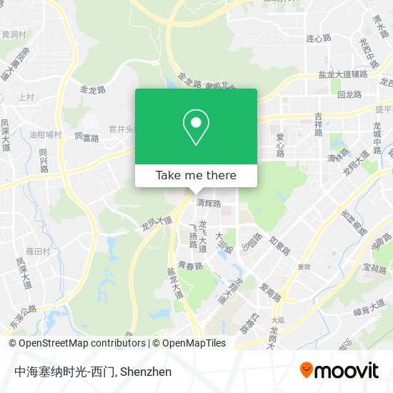 中海塞纳时光-西门 map