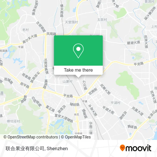 联合果业有限公司 map