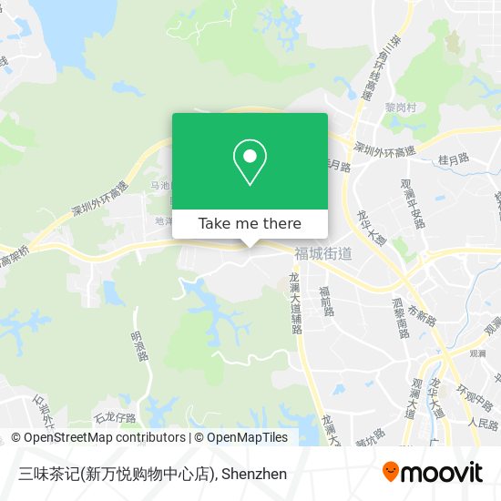 三味茶记(新万悦购物中心店) map