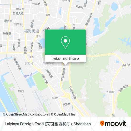 Laiyinya Foreign Food (莱茵雅西餐厅) map