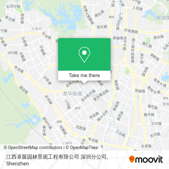 江西卓茵园林景观工程有限公司  深圳分公司 map