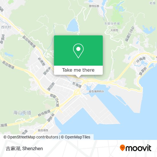 吉麻湖 map
