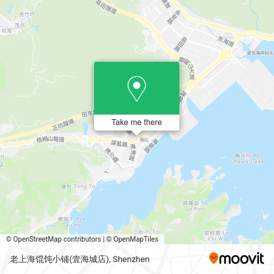 老上海馄饨小铺(壹海城店) map
