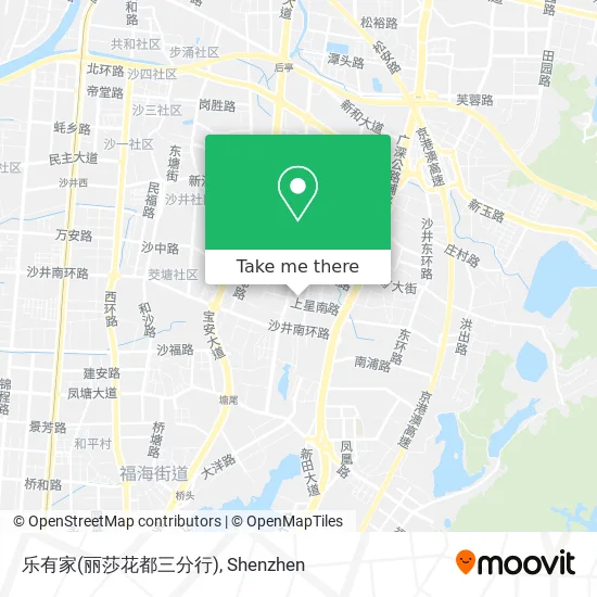 乐有家(丽莎花都三分行) map