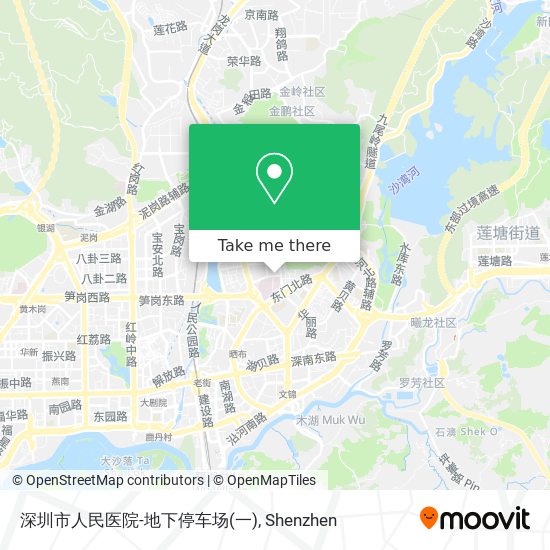 深圳市人民医院-地下停车场(一) map
