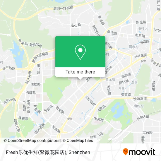 Fresh乐优生鲜(紫微花园店) map