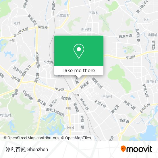 漆利百货 map