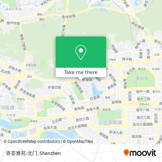 香荟雅苑-北门 map