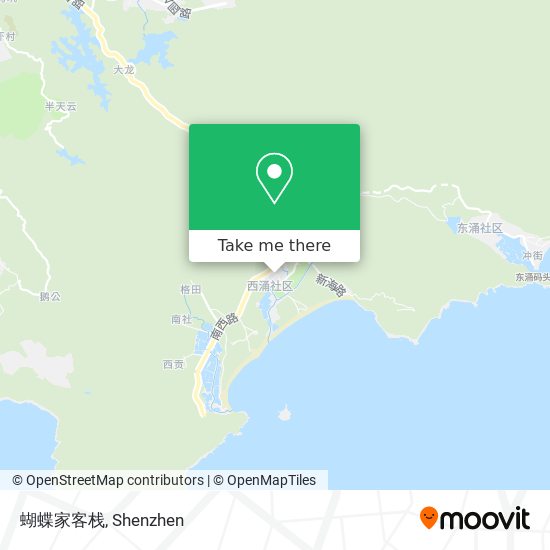 蝴蝶家客栈 map