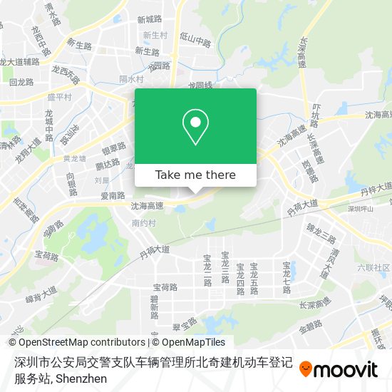 深圳市公安局交警支队车辆管理所北奇建机动车登记服务站 map