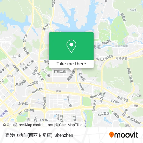 嘉陵电动车(西丽专卖店) map