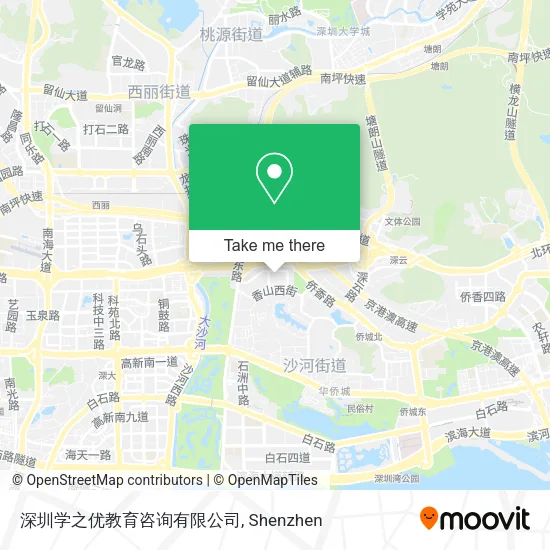 深圳学之优教育咨询有限公司 map
