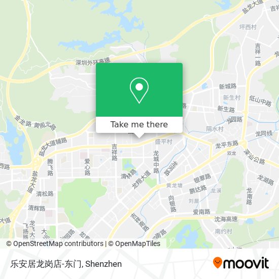 乐安居龙岗店-东门 map