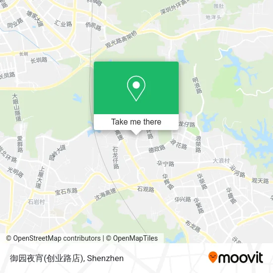 御园夜宵(创业路店) map