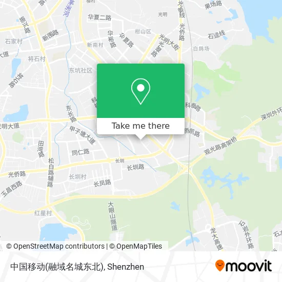 中国移动(融域名城东北) map