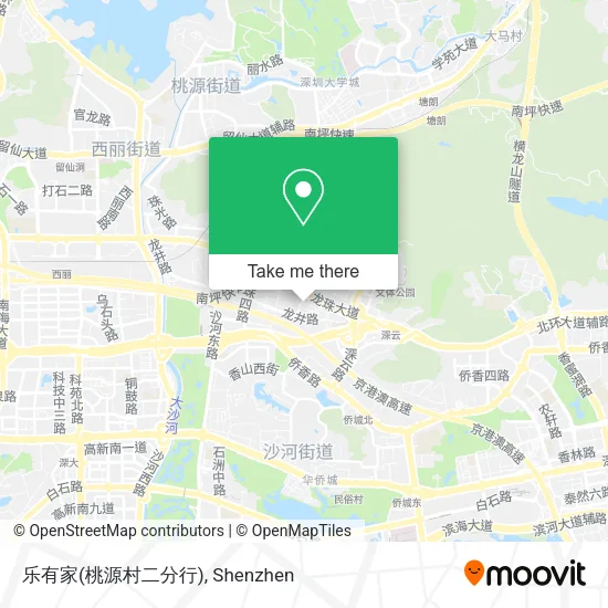 乐有家(桃源村二分行) map