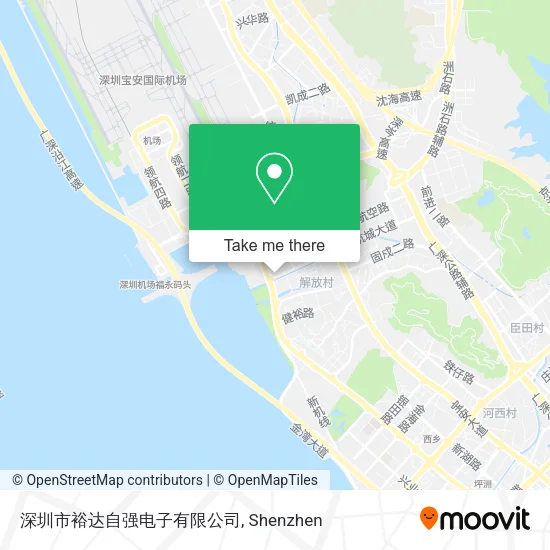 深圳市裕达自强电子有限公司 map