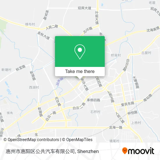 惠州市惠阳区公共汽车有限公司 map