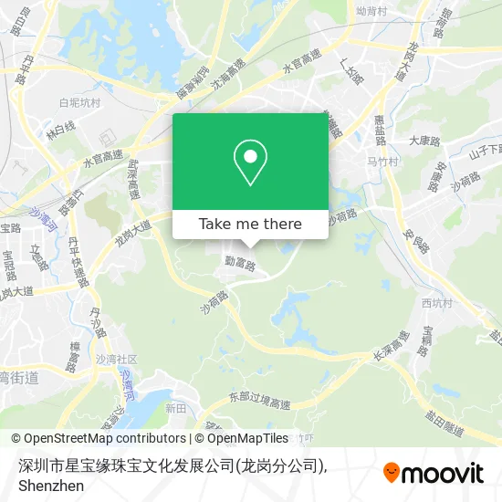 深圳市星宝缘珠宝文化发展公司(龙岗分公司) map