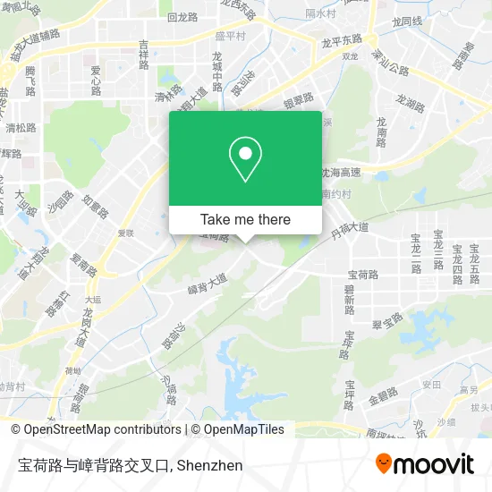 宝荷路与嶂背路交叉口 map
