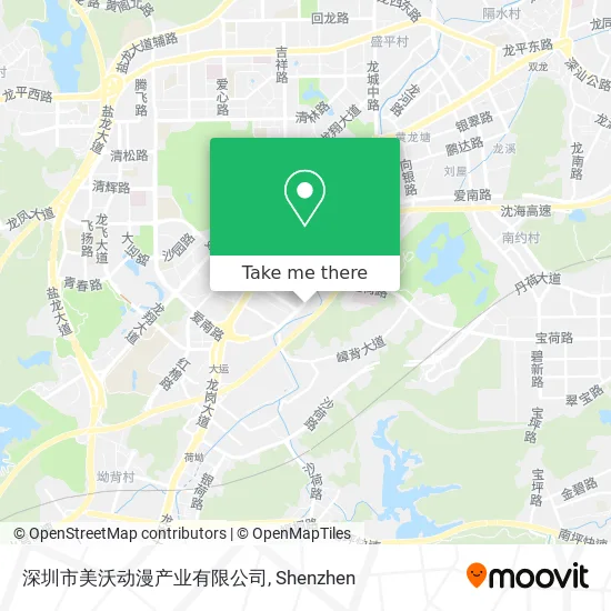 深圳市美沃动漫产业有限公司 map