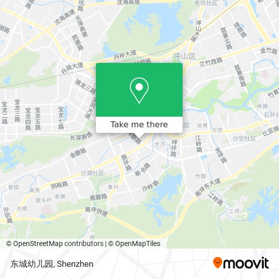 东城幼儿园 map