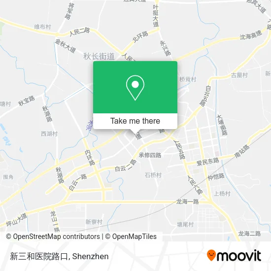 新三和医院路口 map