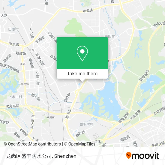 龙岗区盛丰防水公司 map