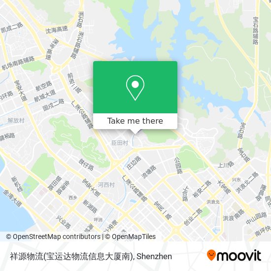 祥源物流(宝运达物流信息大厦南) map