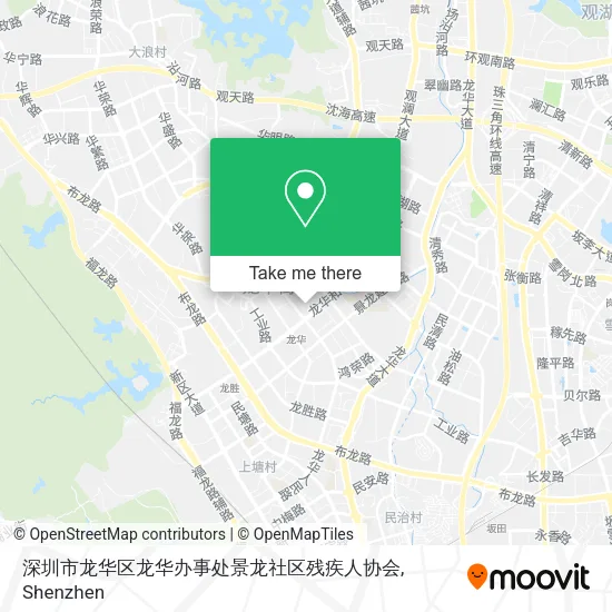 深圳市龙华区龙华办事处景龙社区残疾人协会 map