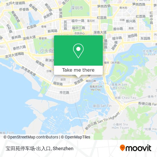宝田苑停车场-出入口 map