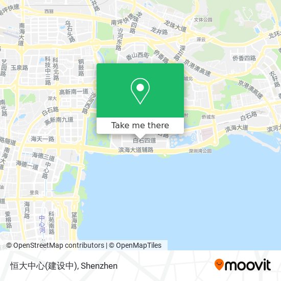 恒大中心(建设中) map
