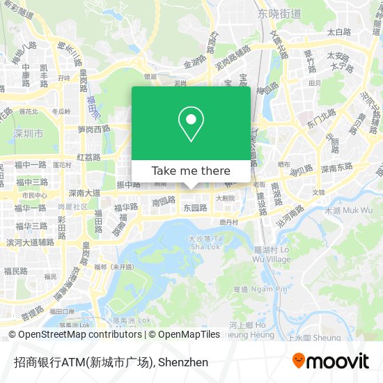 招商银行ATM(新城市广场) map