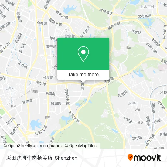 坂田跷脚牛肉杨美店 map