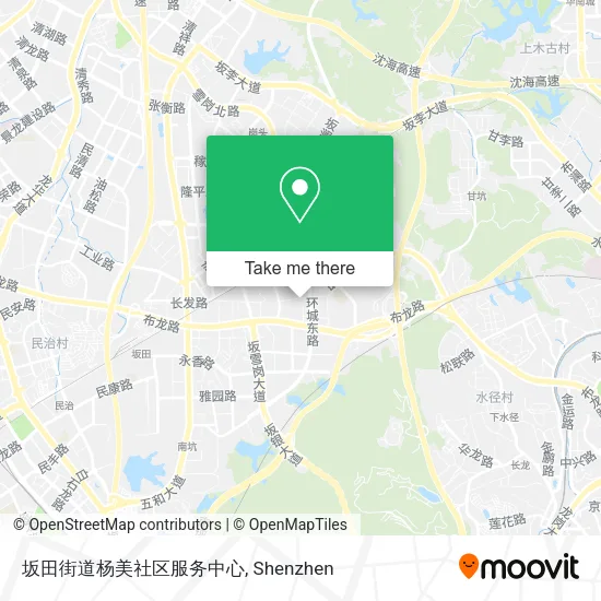 坂田街道杨美社区服务中心 map