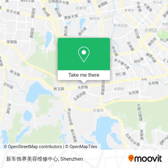 新车饰界美容维修中心 map