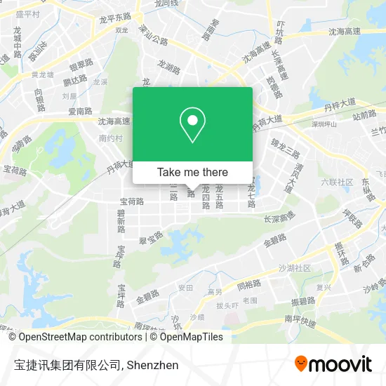 宝捷讯集团有限公司 map