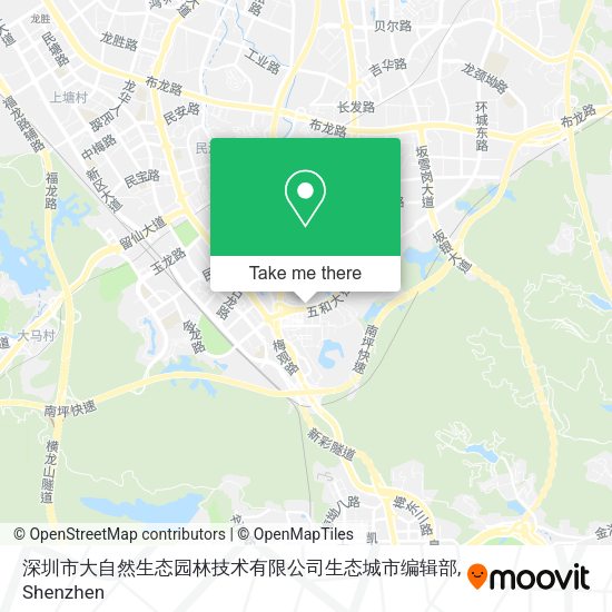 深圳市大自然生态园林技术有限公司生态城市编辑部 map