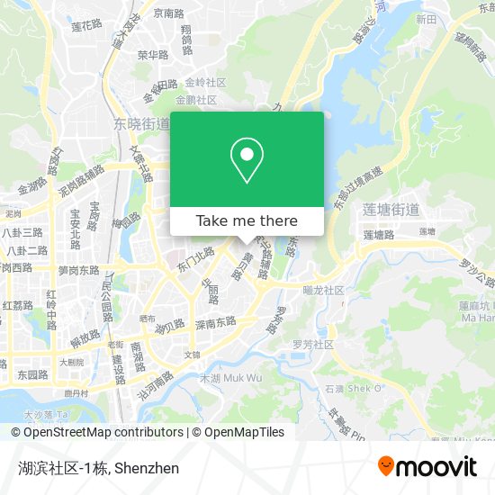 湖滨社区-1栋 map
