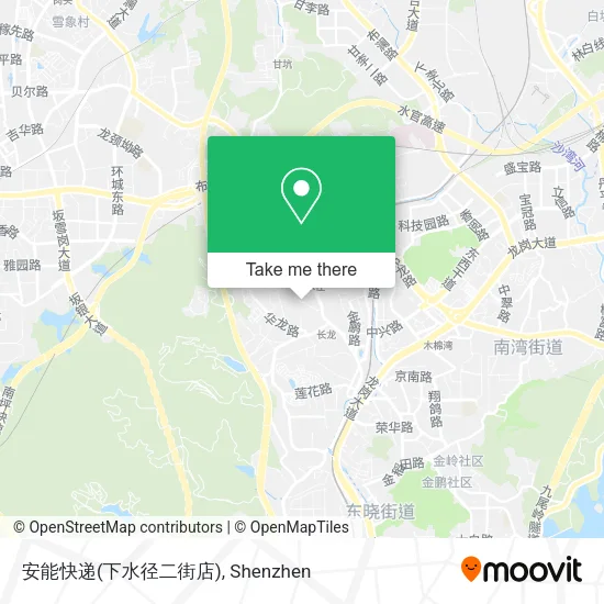 安能快递(下水径二街店) map