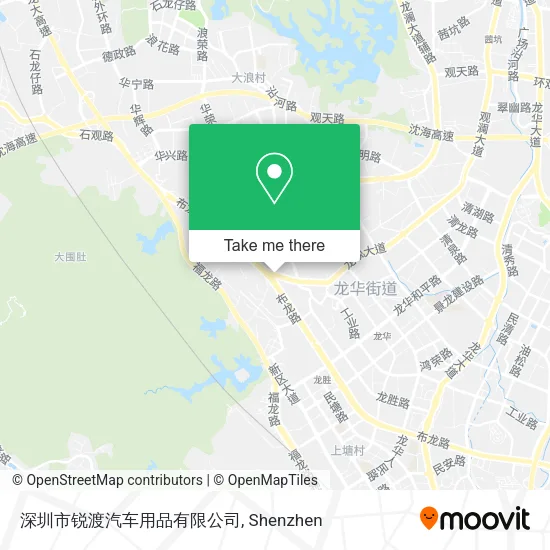 深圳市锐渡汽车用品有限公司 map